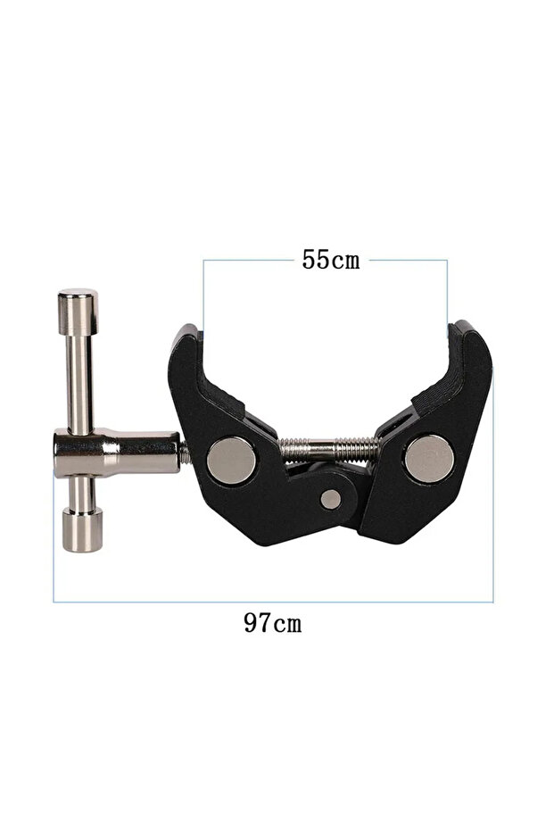 black Multi Functional Crab Clamp Clip Photography Equipment Accessories for Monitor LED Light Camer