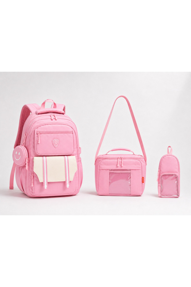 Girl's School Bag Set & Boy's Backpack Pen Holder and Thermal Nutrition Primary School Bag