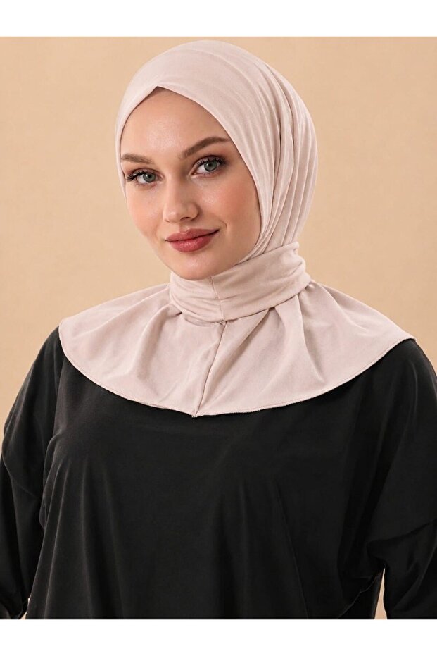 Snap-on hijab cap