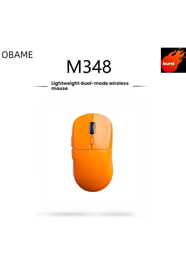 Orange Wireless Mouse M348 Sensor Two Mode Fps Gaming Mouse 8k Low Latency 36g Light Weight Pc Gamer