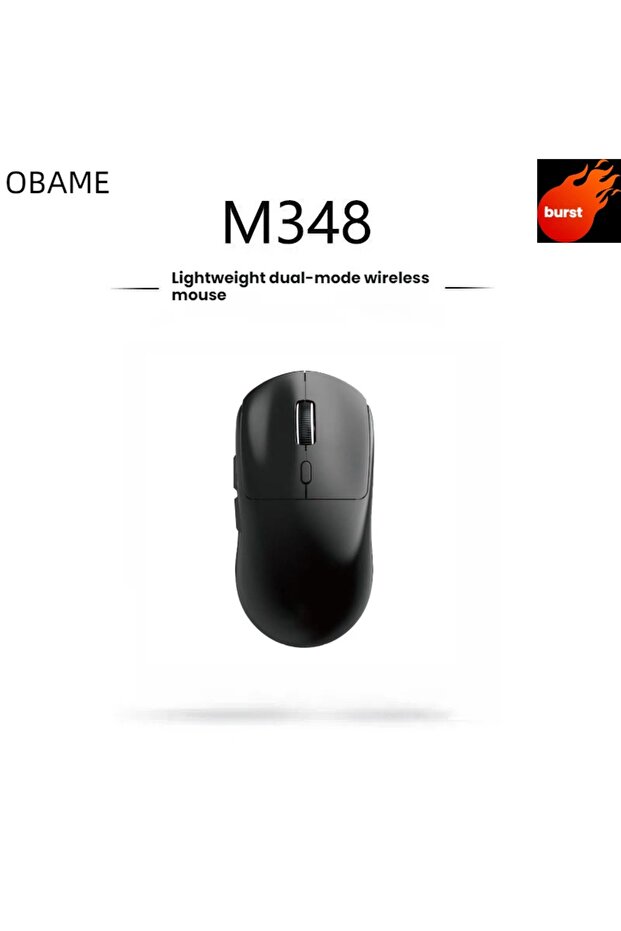 black Wireless Mouse M348 Sensor Two Mode Fps Gaming Mouse 8k Low Latency 36g Light Weight Pc Gamer