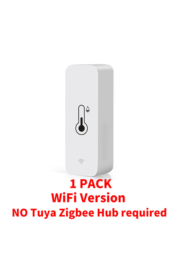 NO Waterproof IP65 Tuya WiFi Temperature Humidity Sensor Smart Sensor APP Remote Control For Smart H