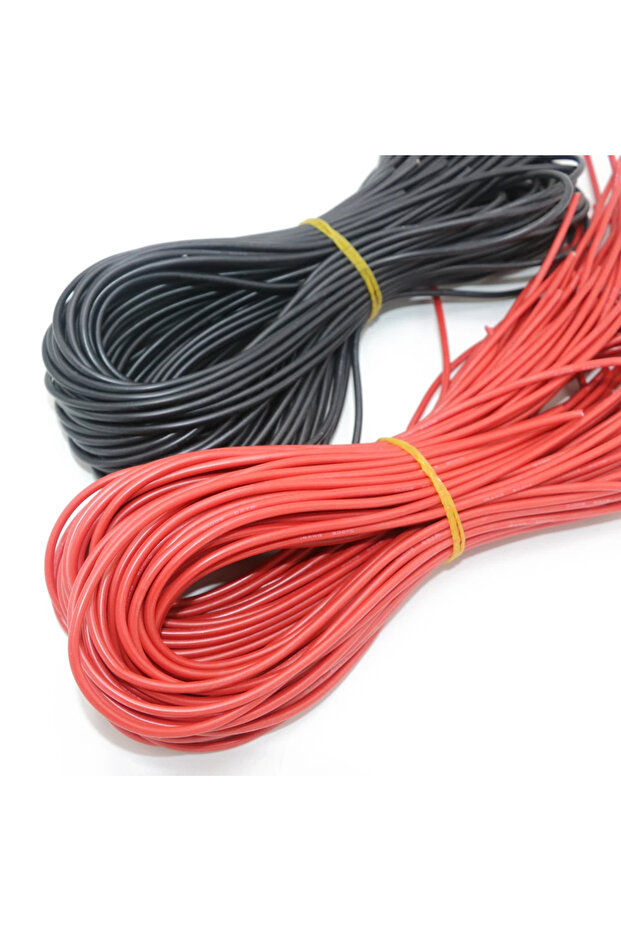20 AWG 10 Meter/Lot High Quality Wire Silicone 10 12 14 16 18 20 22 24 26 28 30 AWG 5m Red and 5m Bl