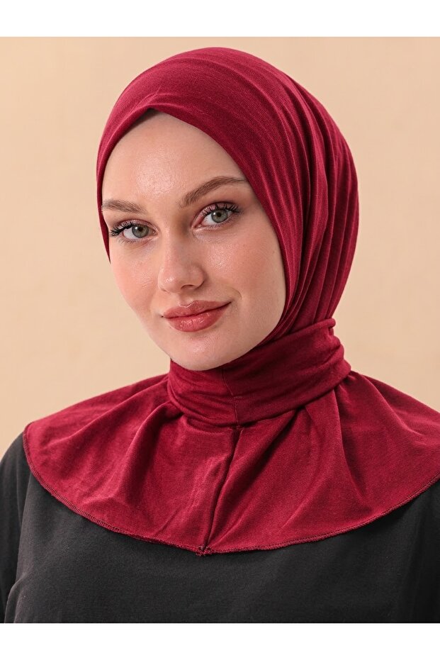 Snap-on hijab cap