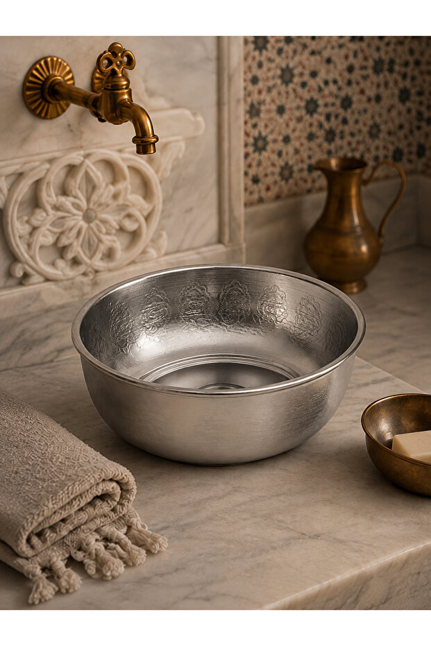 Turkish Bath Stone Nostalgic Series with Ottoman Motif