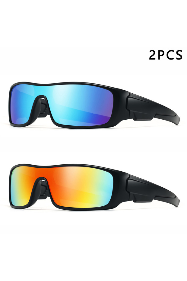 SSKP0871-C01-C02 Bike Glasses UV400 Sun Protection Cycling Sunglasses Adjustable Lightweight Large F