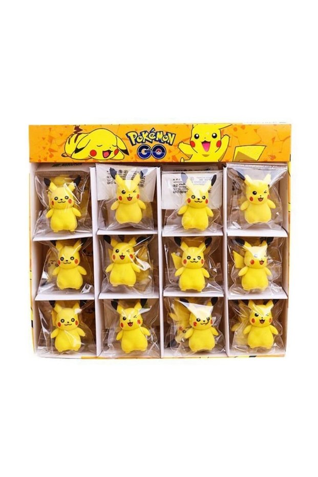 36pcs 1box 36pcs/box Pokemon Eraser Cartoon Anime Figure Pikachu Student School Stationery Supplies