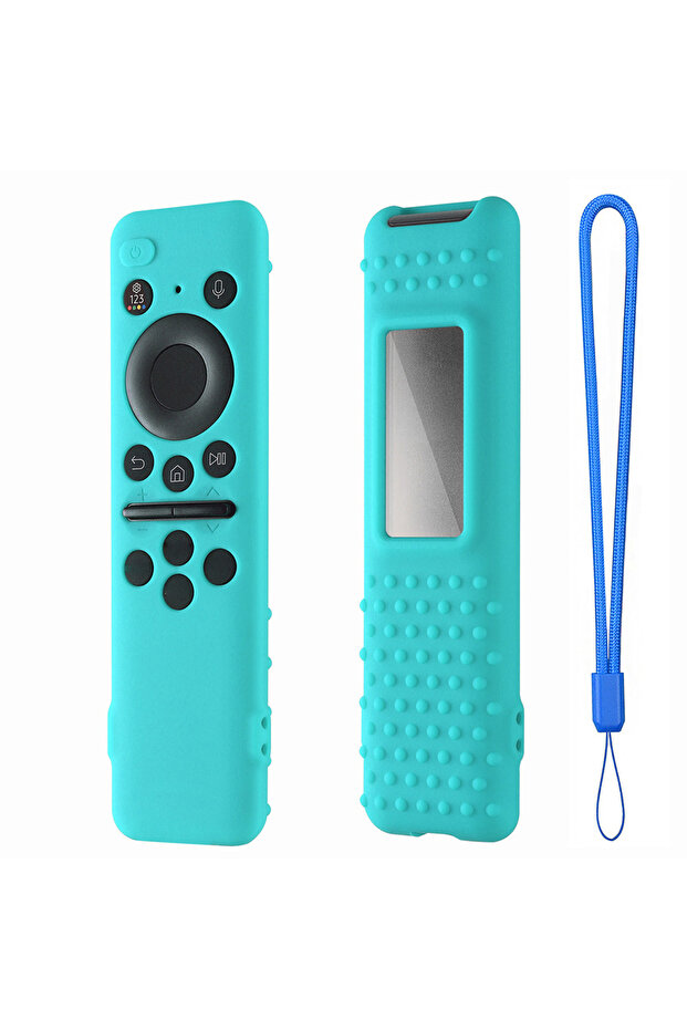 Dark Green Protective Cover For Samsung 8K Neo QLED HDR Smart TV Remote Control Silicone Sleeve Shoc
