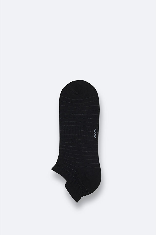 Men's Black Bamboo Blend Booties Socks B008516