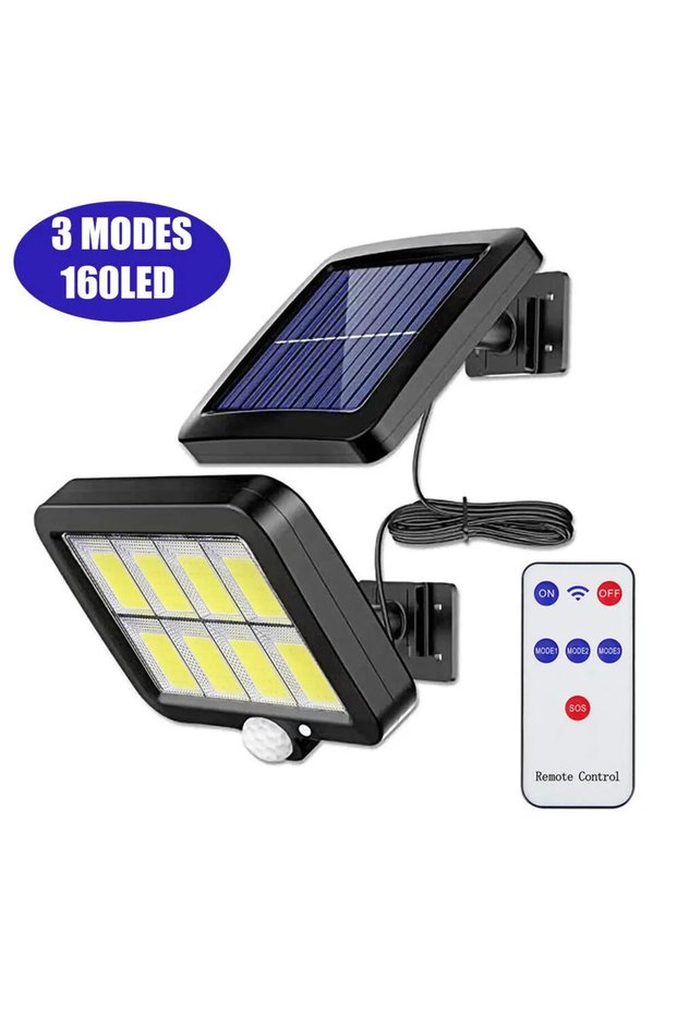 Solar Light 1PCS 3/2/1Pcs Solar Sensor Split Wall Lamp 3 Mode Waterproof Motion Garden Street Lights
