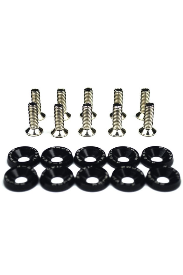 Black 10Pcs Scooter Fasteners Screws Handle Bar Screw Washers for Dualtron 1 2 3 Thunder Eagel Ultra