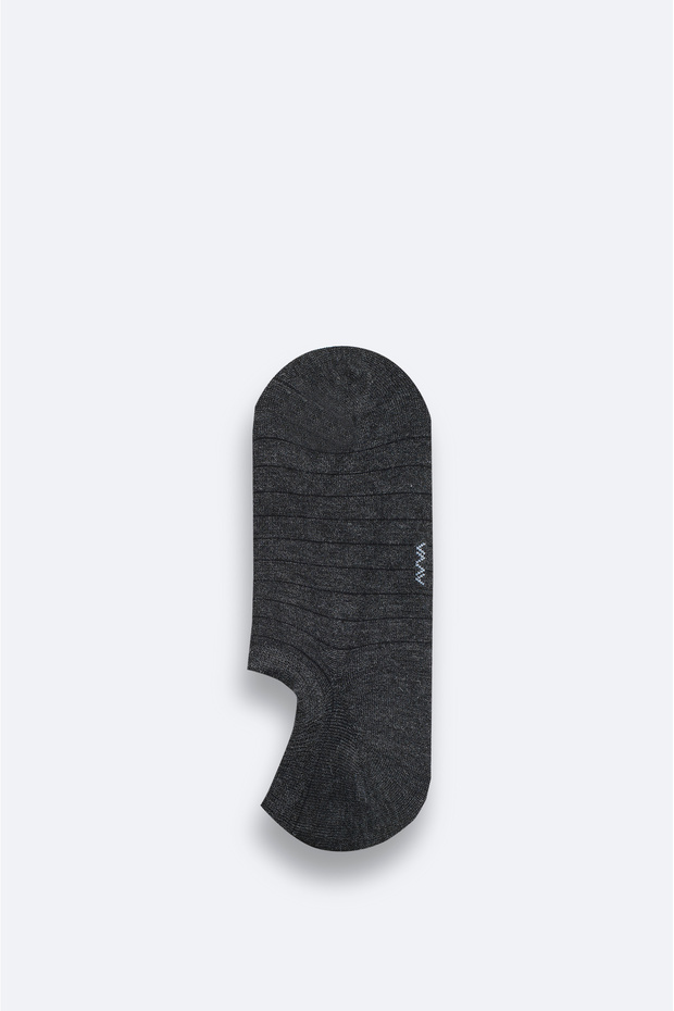 Men's Anthracite Bamboo Sneaker Socks A51Y8502