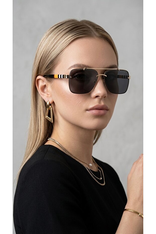 Gold Smoked Sunglasses