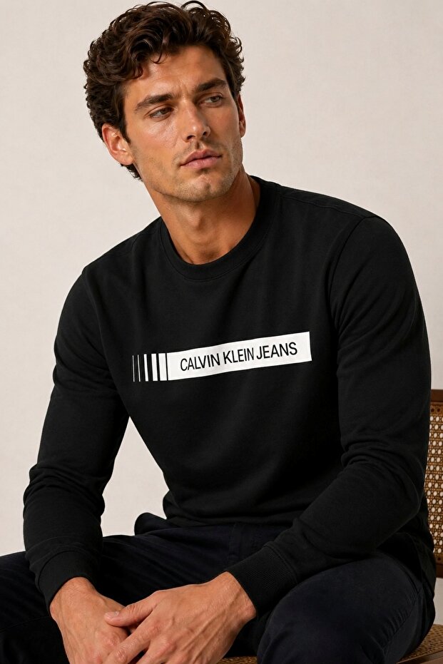 Men's Black Sweatshirt - Institutional Box