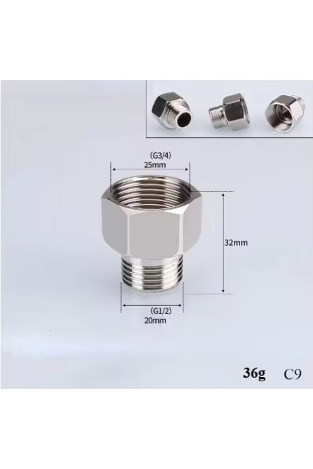 1/2" Male Female Adapter 201/304 Stainless Steel 1/2", 3/4" BSP Threaded Plumbing Fittings (Reducing
