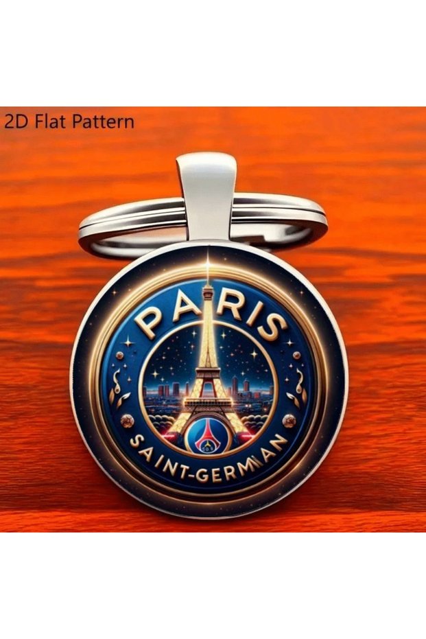 C Paris Eiffel Tower Keychain, Durable Zinc Alloy Car Keyring, Birthday/Christmas Gifts for Women, M