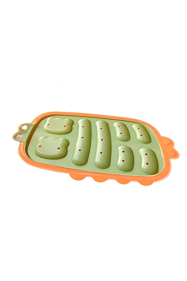 Orange Silicone Sausage Maker Moulds DIY Ham Hot Dog Making Mold With Lid Kitchen Household Sausages