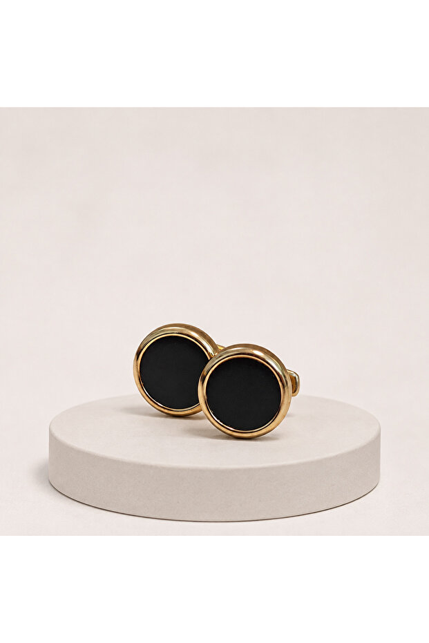 formal round cufflinks