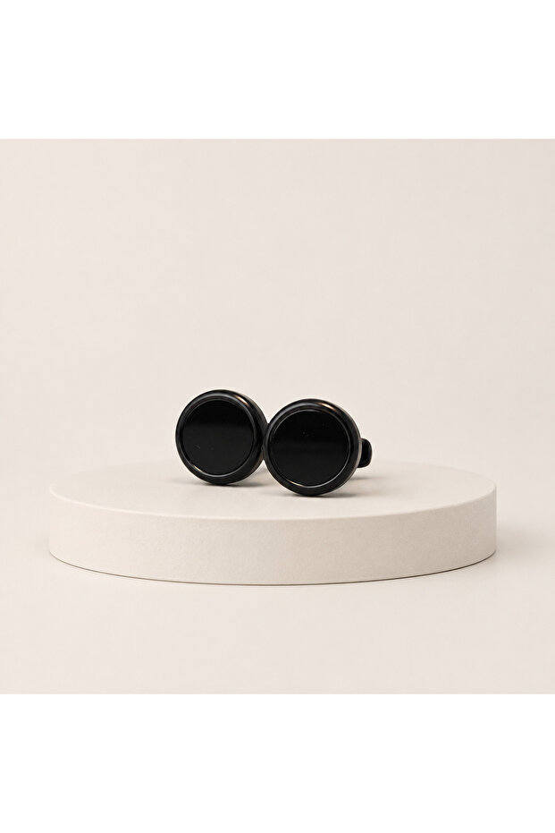 formal round cufflinks