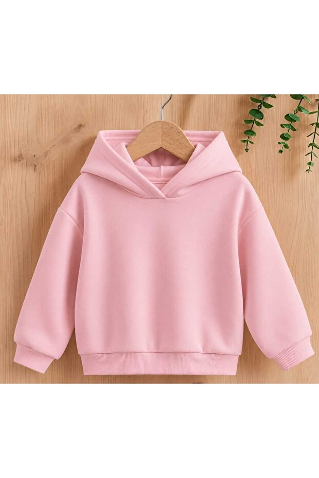 Children's Hooded Oversize Sweatshirt - Three Yarns