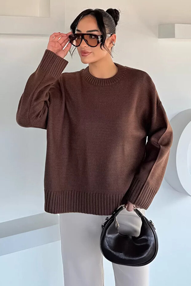 Women's Crew Neck Knit Sweater