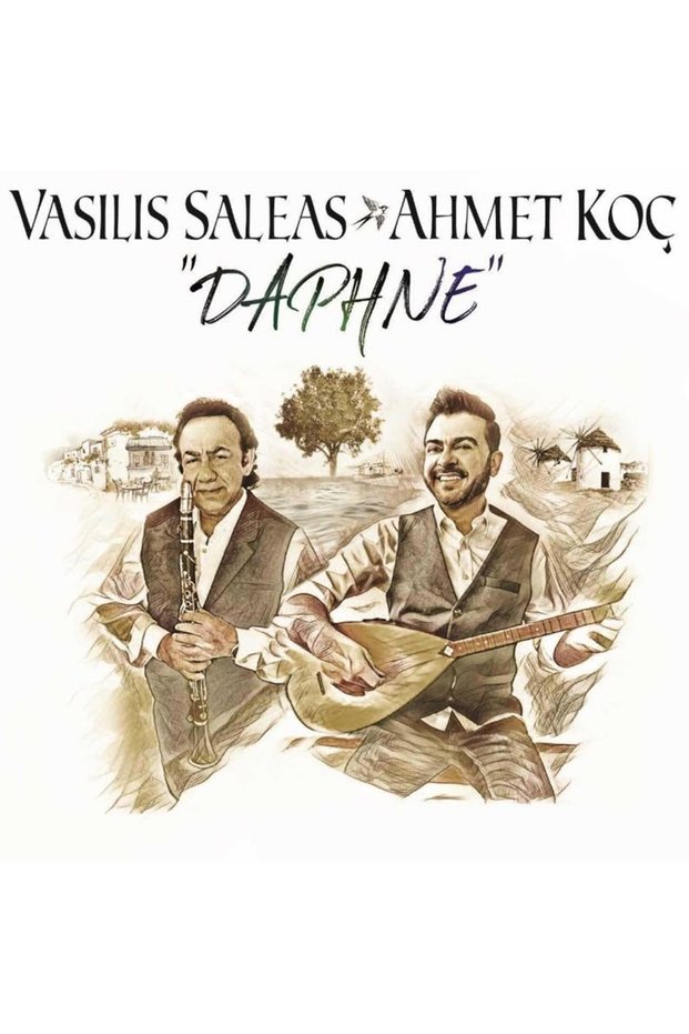 Vasilis Saleas & Ahmet Koç - Daphne (Turkish Music Cd Album) (in Packaging - Brand New) Cd