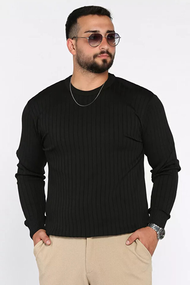 Crew Neck Men's Knitwear Sweater