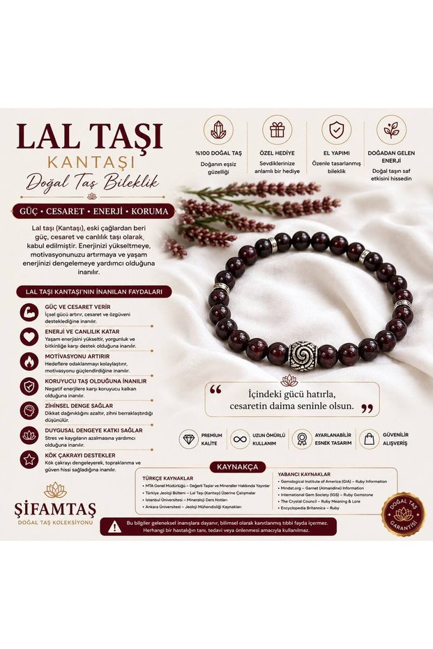 Lal Natural Stone Bracelet