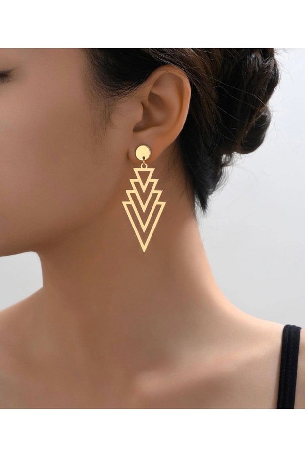 Modern Geometric Shaped Earrings