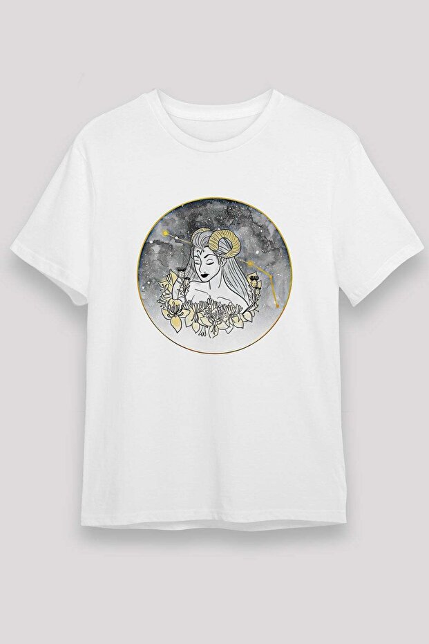 Aries Zodiac Sign Women's Printed T-Shirt