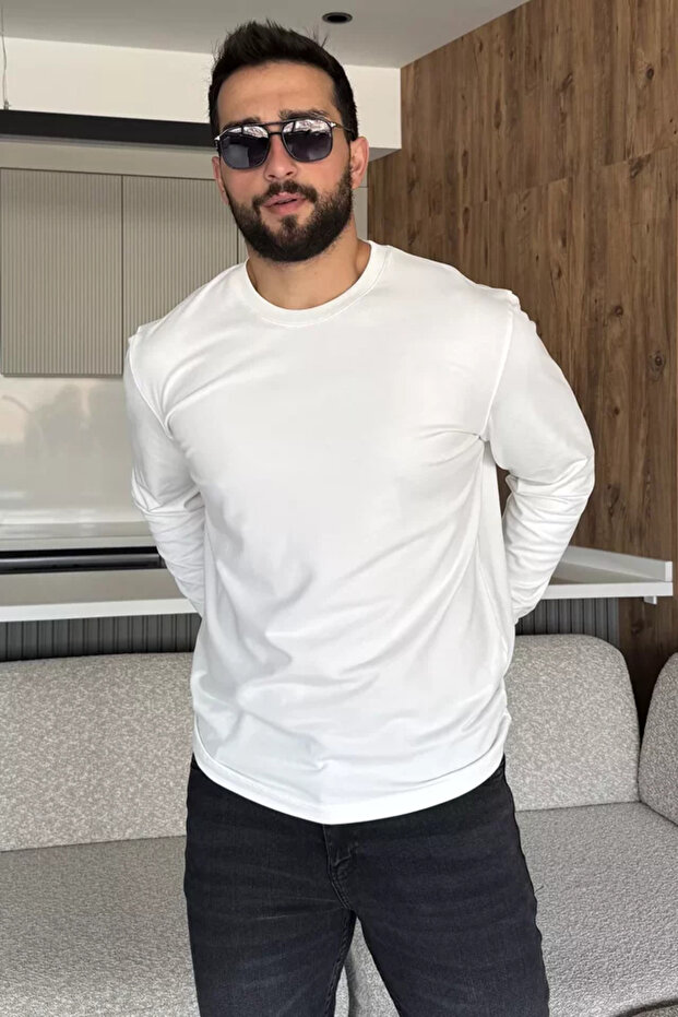 Men's Crew Neck Basic Sweatshirt