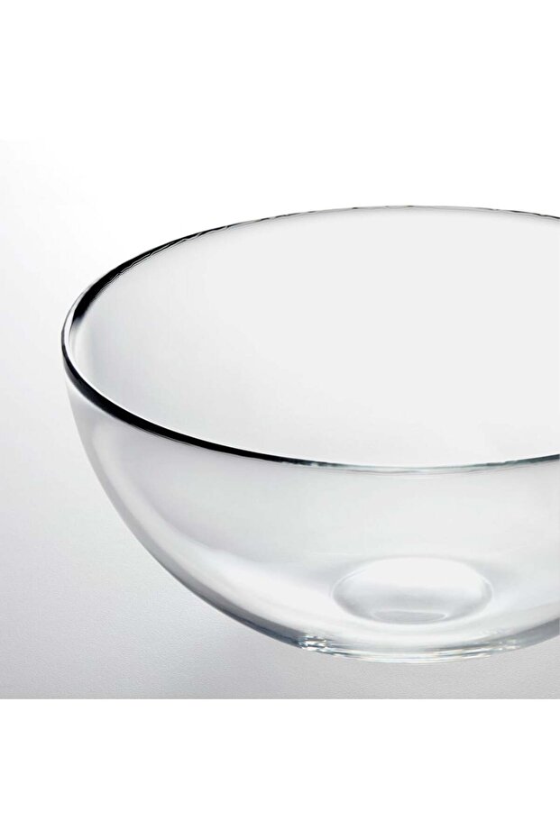 BLANDA Serving bowl, clear glass, 20 cm