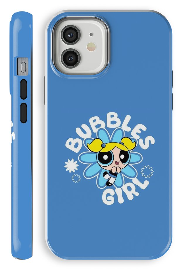 (Magsafe) iPhone 12 Pro Bubble Girl Double Layer Shiny Protect Phone Case