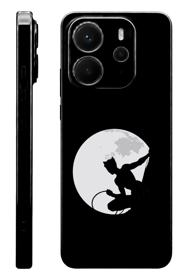 Xiaomi Redmi Note 14 Cat Women Protect Slim Glossy Full Print Camera Protected Phone Case