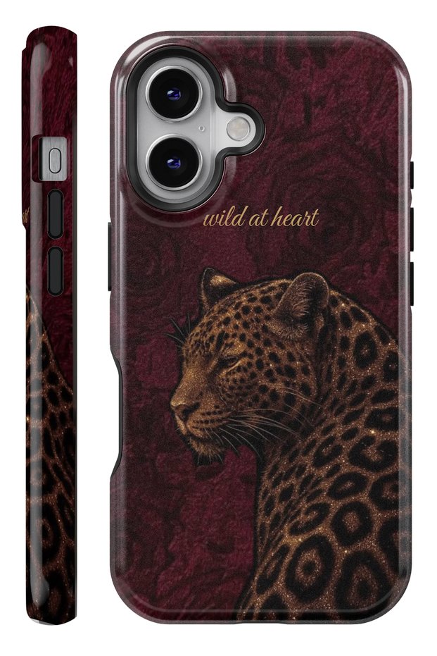 (Magsafe) iPhone 16 Wild of Heart Double Layer Glossy Protect Phone Case