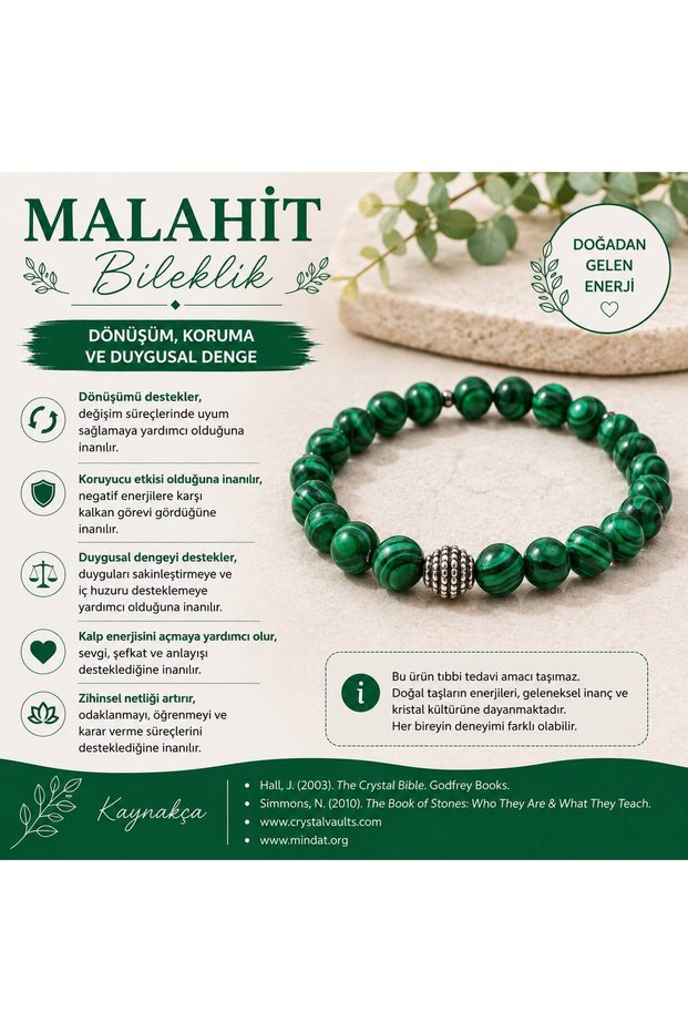 Malahit Natural Stone Bracelet