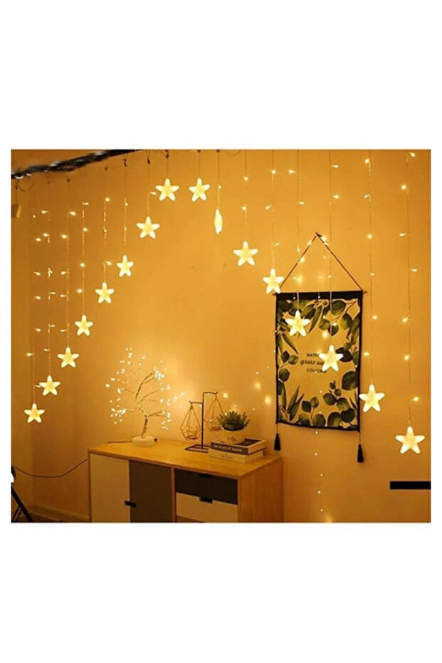 Star Curtain Led Cross