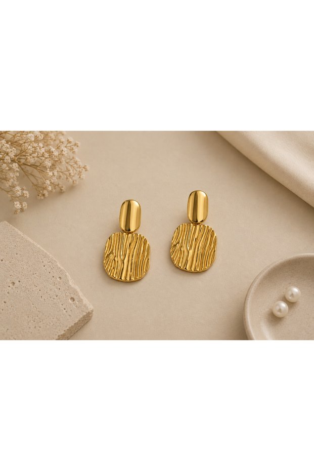 Vintage Steel Women Earrings
