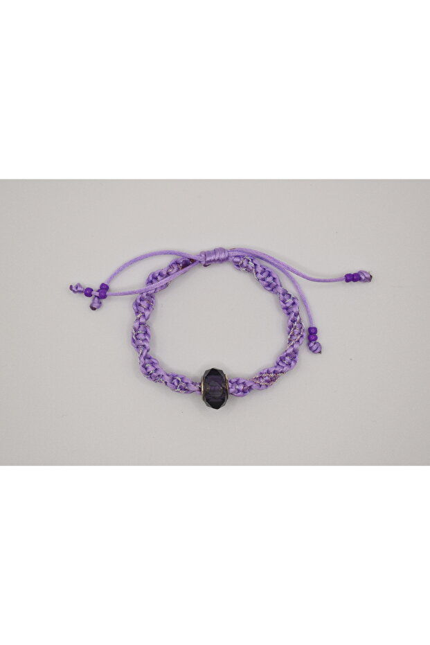 Purple Crystal Charm