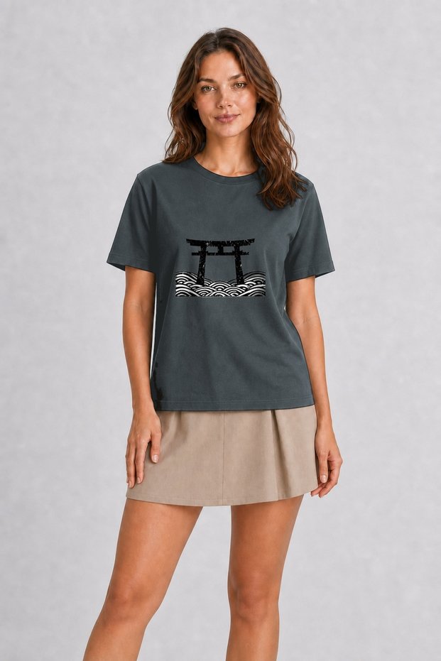Women's Minimalist Tokyo Geometric Design - Smoked