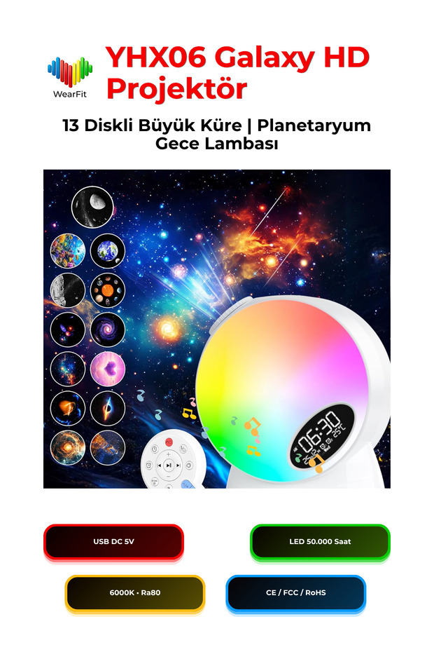 YHX06 GALAXY HD PROJEKTÖR