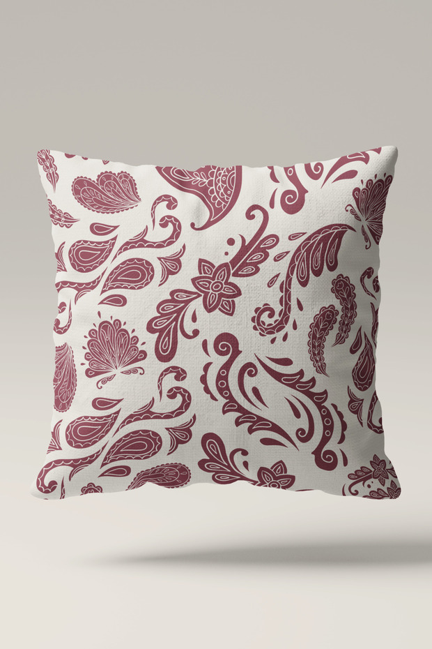 Paisley Pattern Set of 2 Double-Sided Decorative Throw Pillow Covers