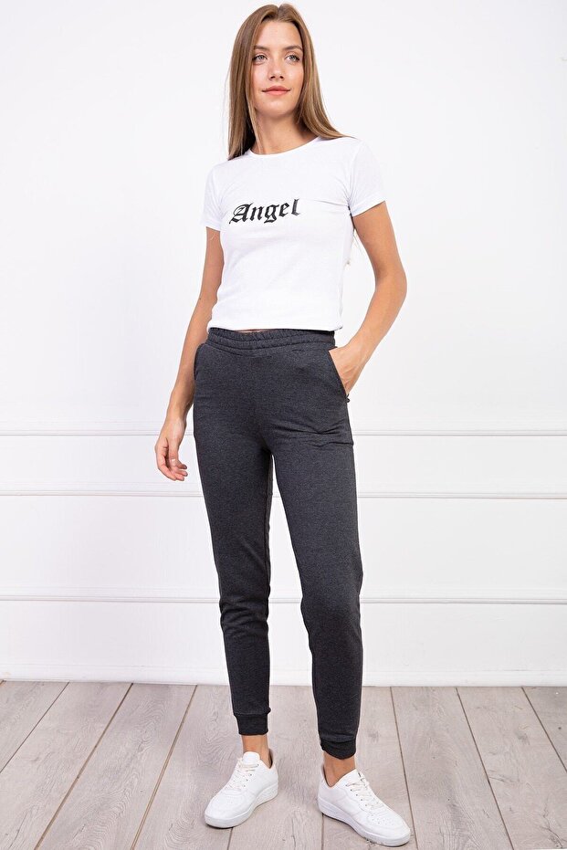Elastic Waist Pocketed Sweatpants