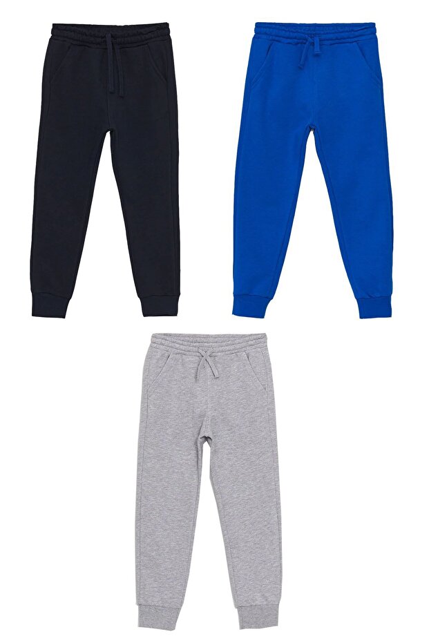 Boys' Sweatpants with 3 pockets and ribbed hems