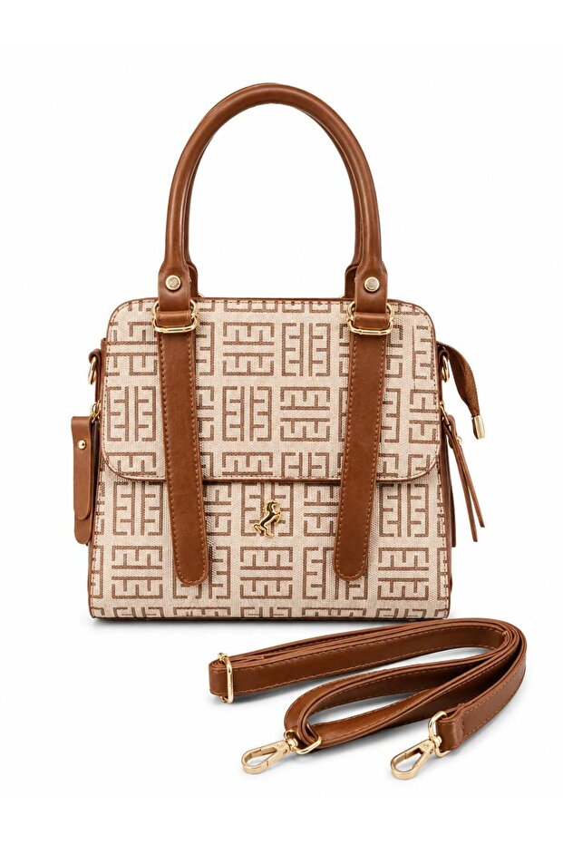 Multi-Compartment Long Strap Hand and Shoulder Bag 🎀