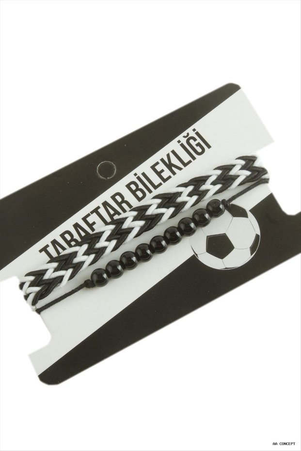 Concepta Fan Braided Rope (133123) Bracelet Black
