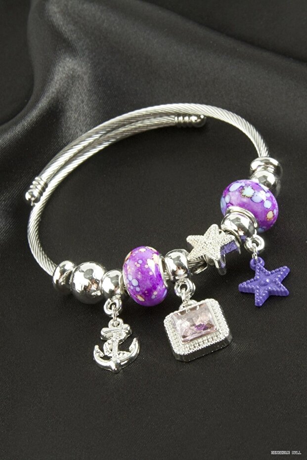 Zngzrmll Stone Panora (05844) Bracelet Purple