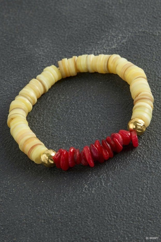 Concepta Mercan Doğaltaş (133240) Bracelet Yellow