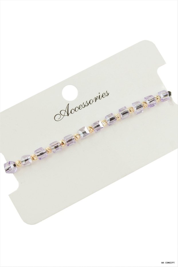 CONCEPTA Cube Crystal (162557) Bracelet, Lilac