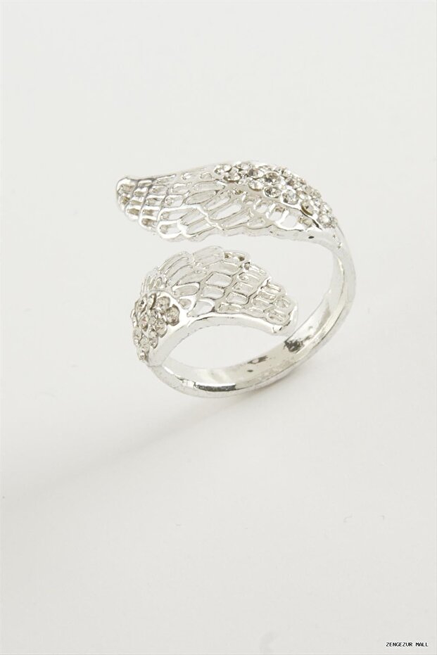Zngzrmll Horse Ring with Stones (15519) Silver Color